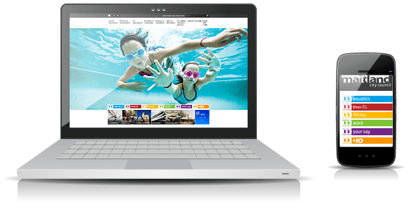 Maitland City Council responsive website development by CIBIS